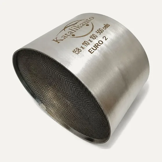 Катализатор овальный 158х110х100, Евро-2, 500 ячеек