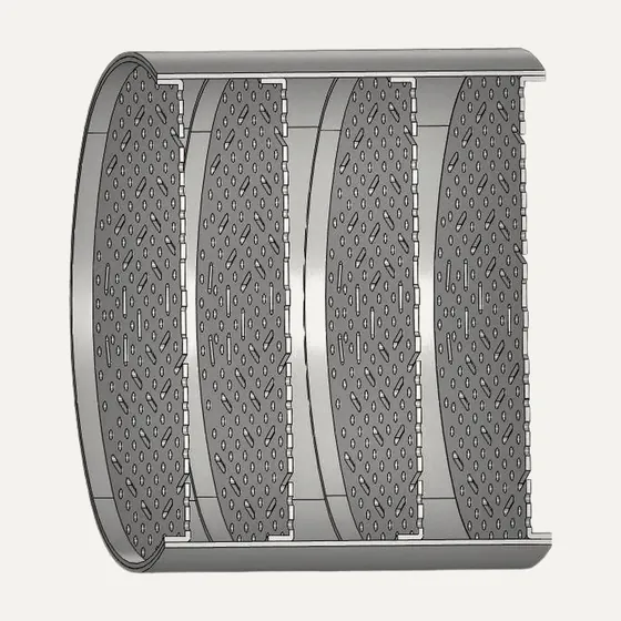 Пламегаситель 108х158х110 секционный